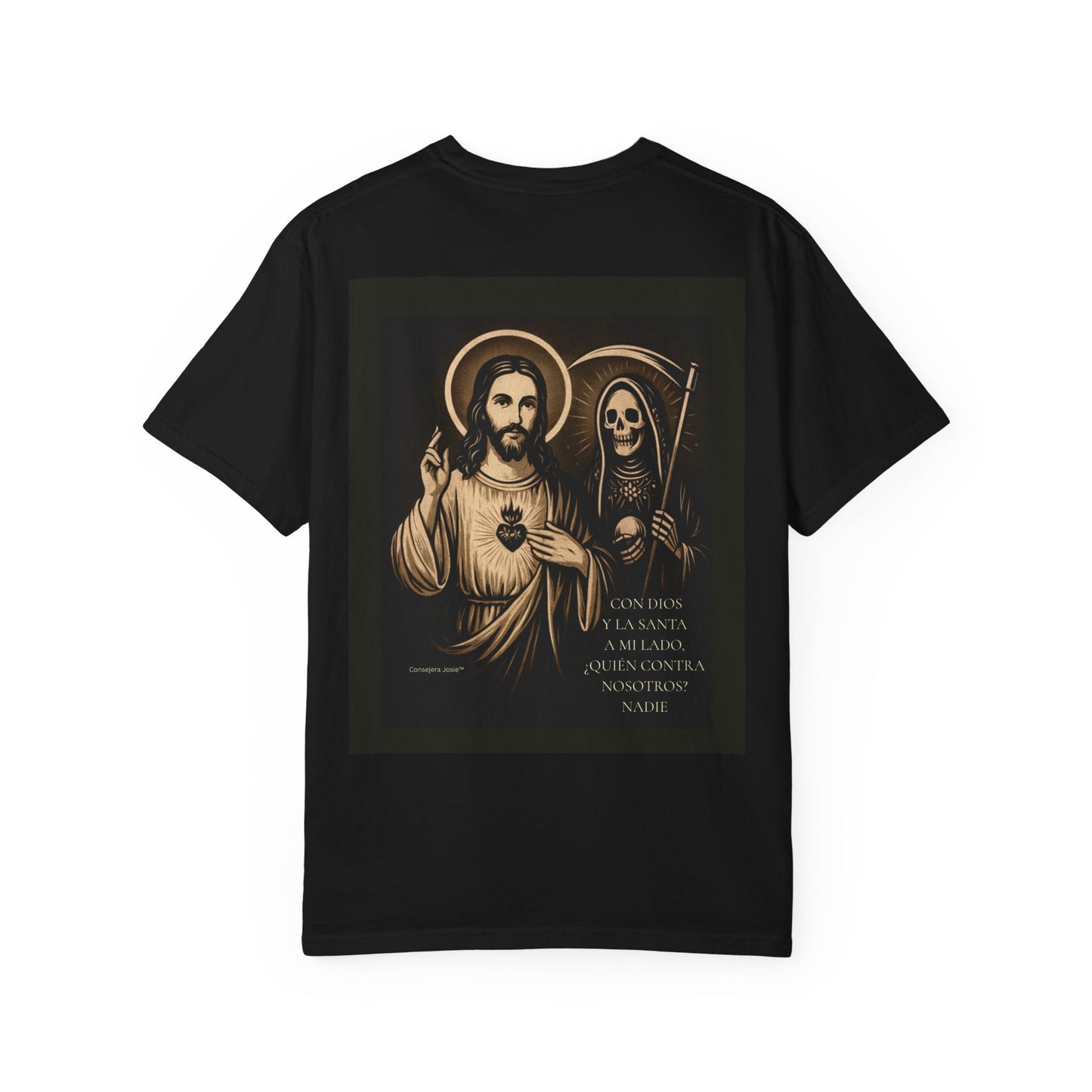 Con Dios y la Santa a Mi Lado – Devotional Faith Shirt